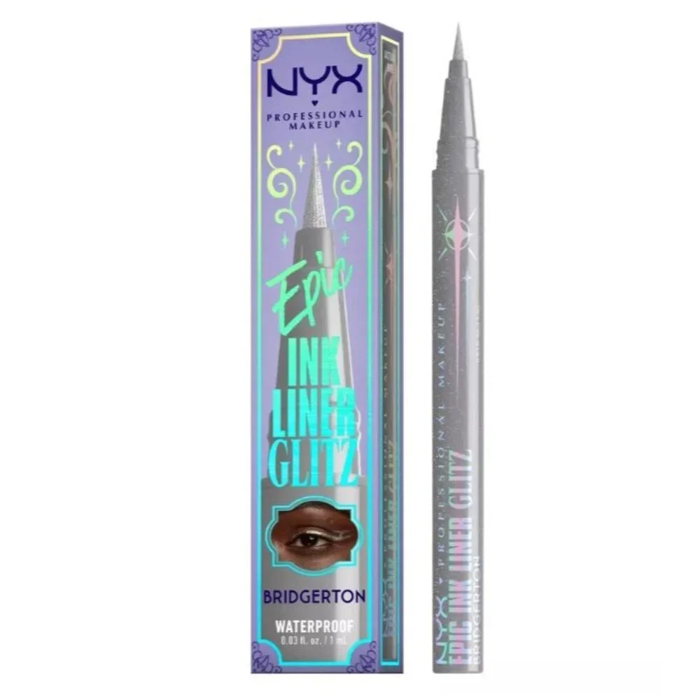 NYX Professional Makeup Bridgerton Waterproof Metallic Eyeliner Set Of 2